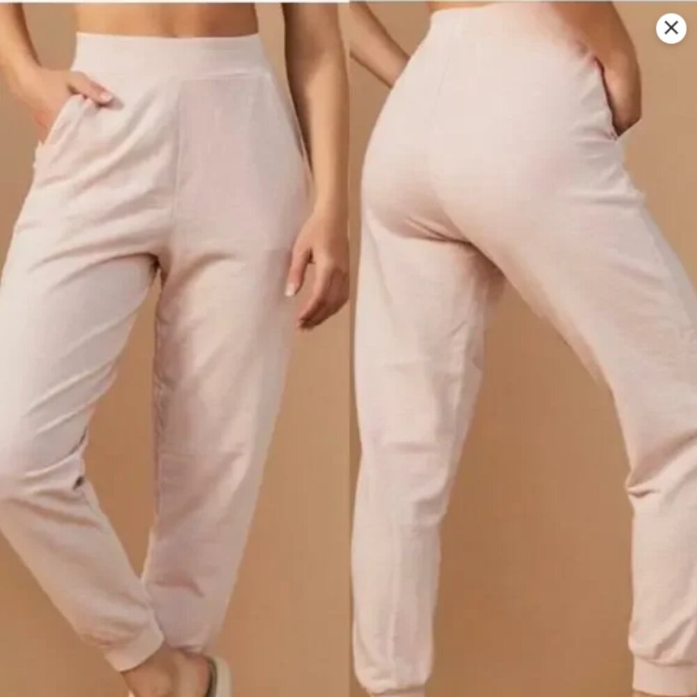 Tan + Lines Sport by Sivan Ayla light Pink La Jolla Joggers